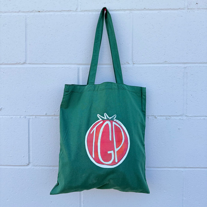 Tote Bag (Dark Green- Tomato)
